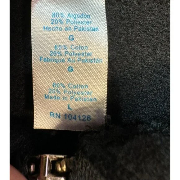 Tultex Black Hoodie Yes This Is A Cult Size Large Black Zip-Up - Picture 3 of 12